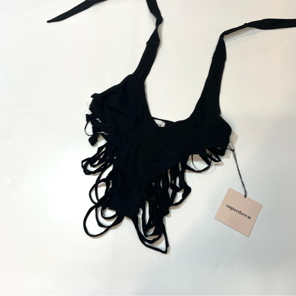 Superdown Adela Halter cut out top XXS - Picture 2 of 6